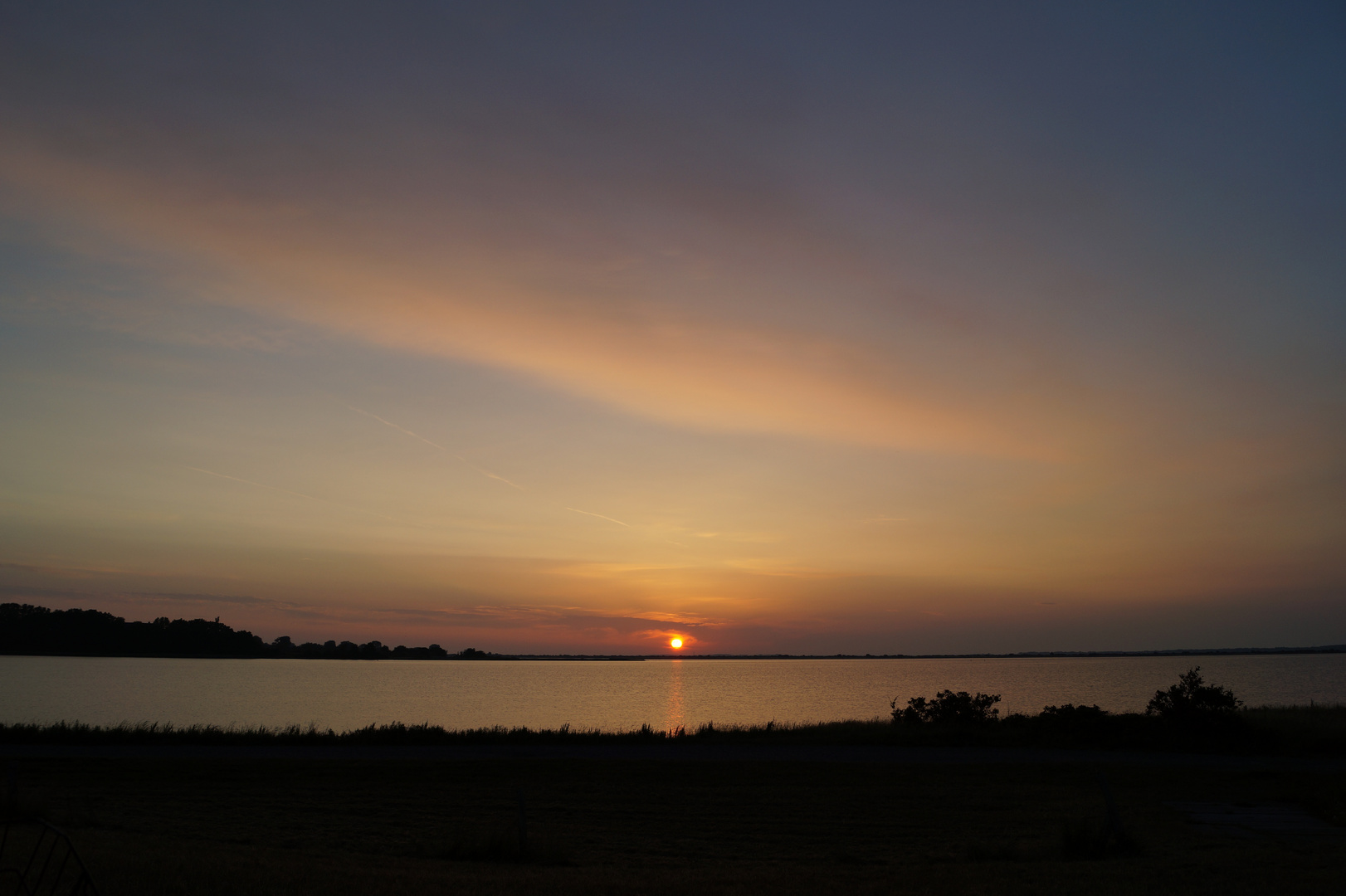 Sonnenaufgang am Bodden