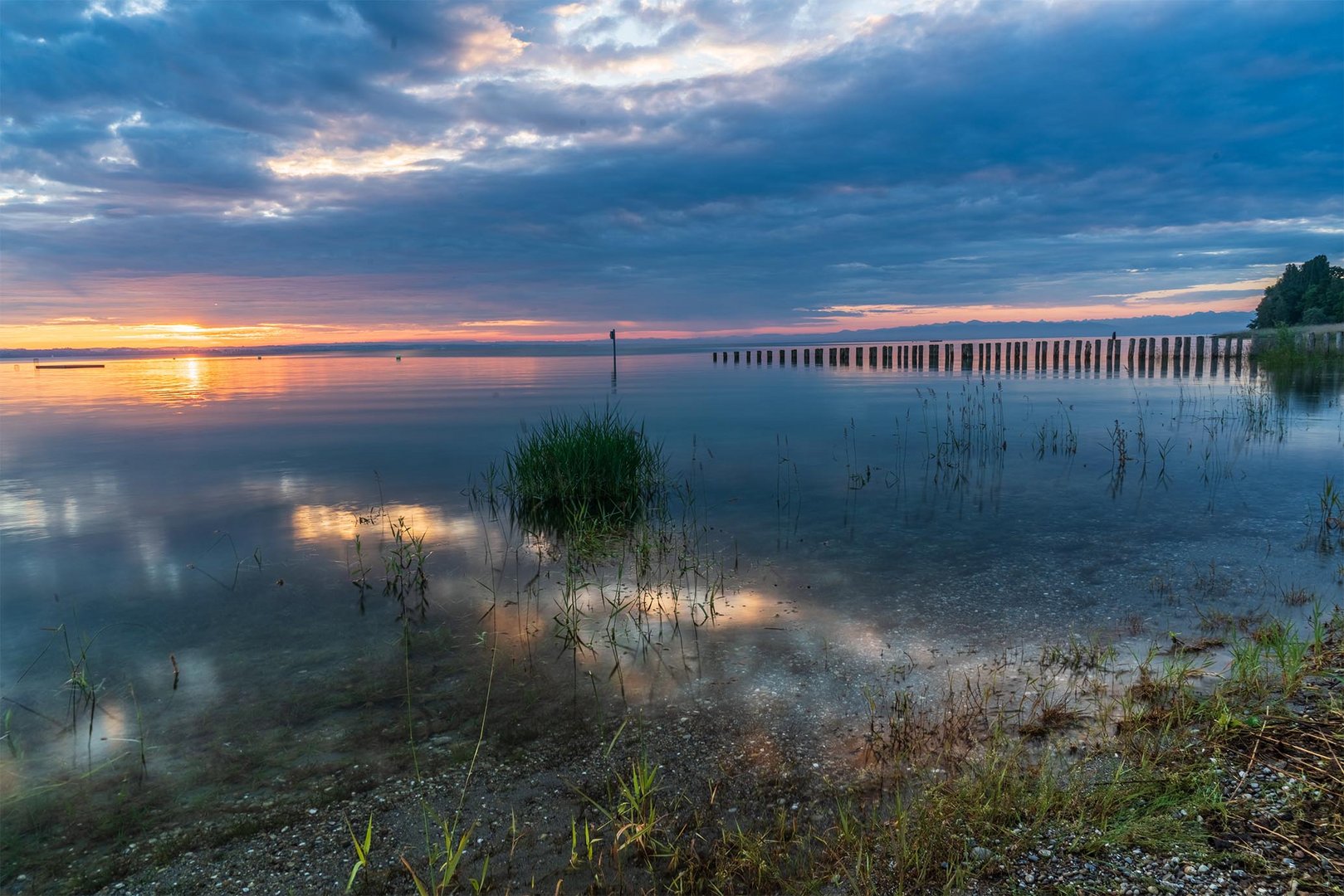 Sonnenaufgang am Bodensee