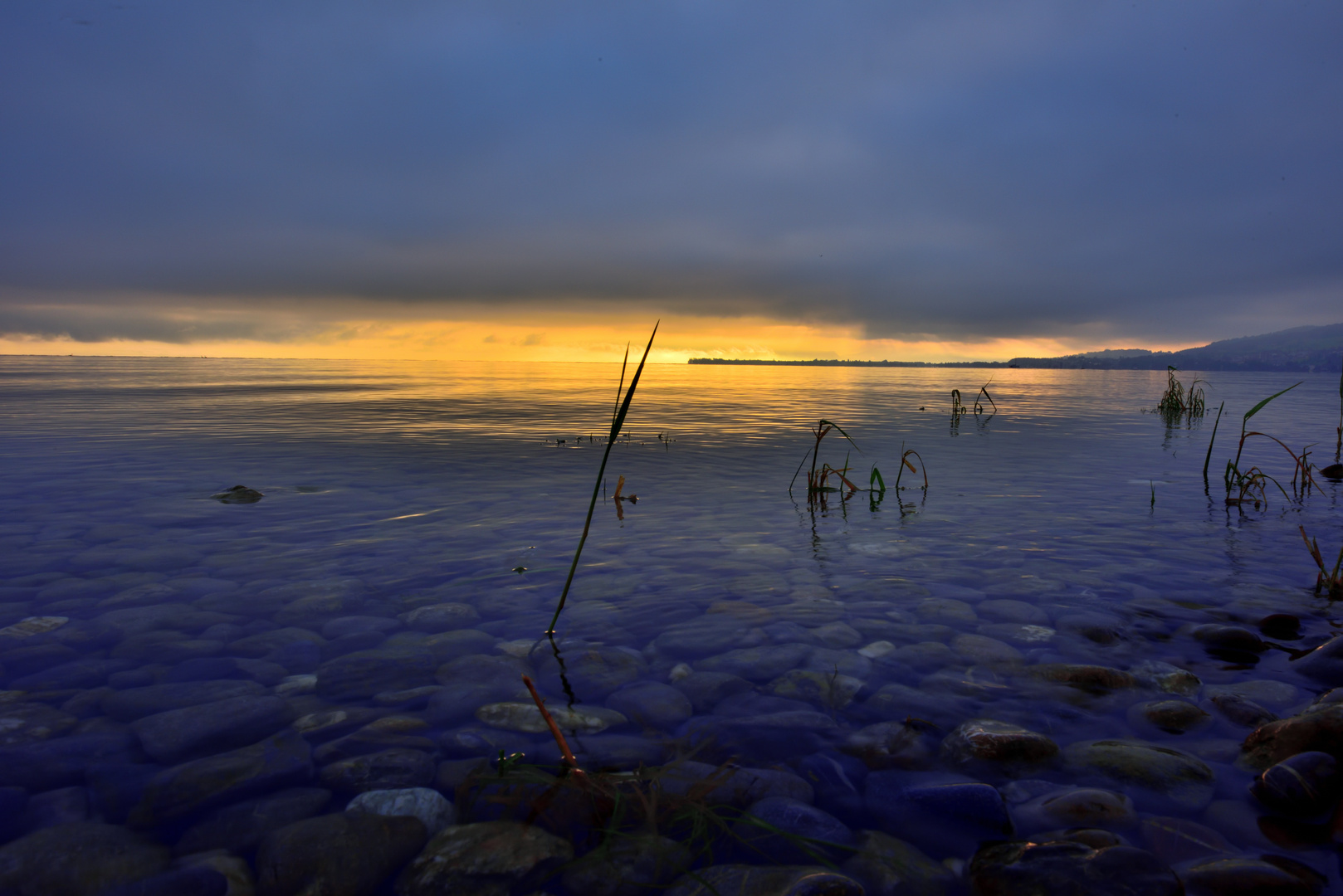 Sonnenaufgang am Bodensee 