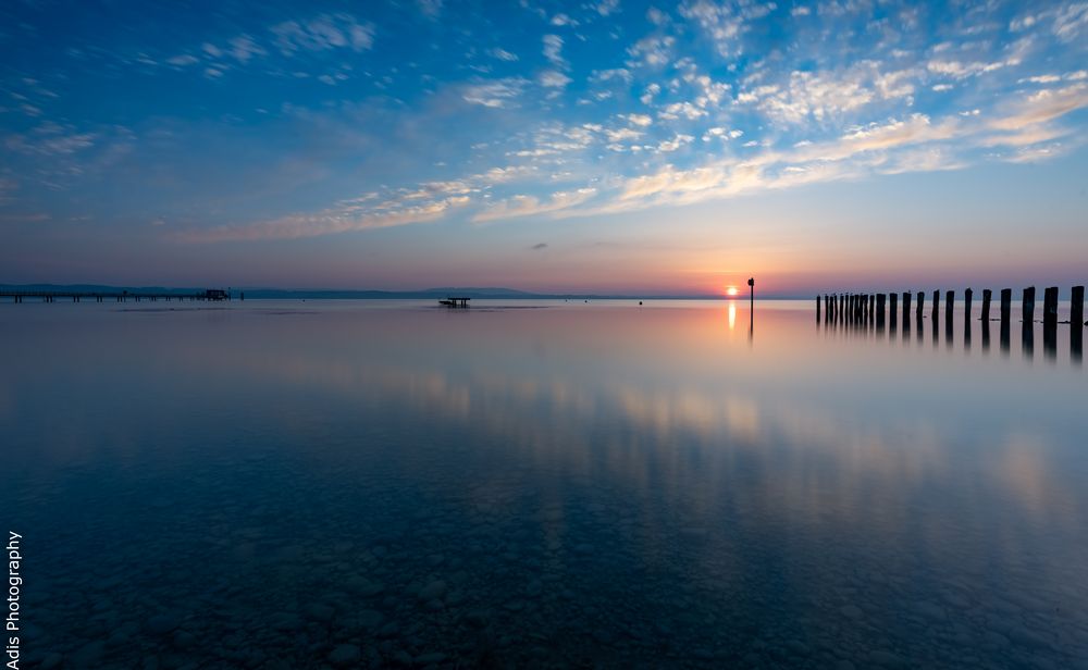 Sonnenaufgang am Bodensee