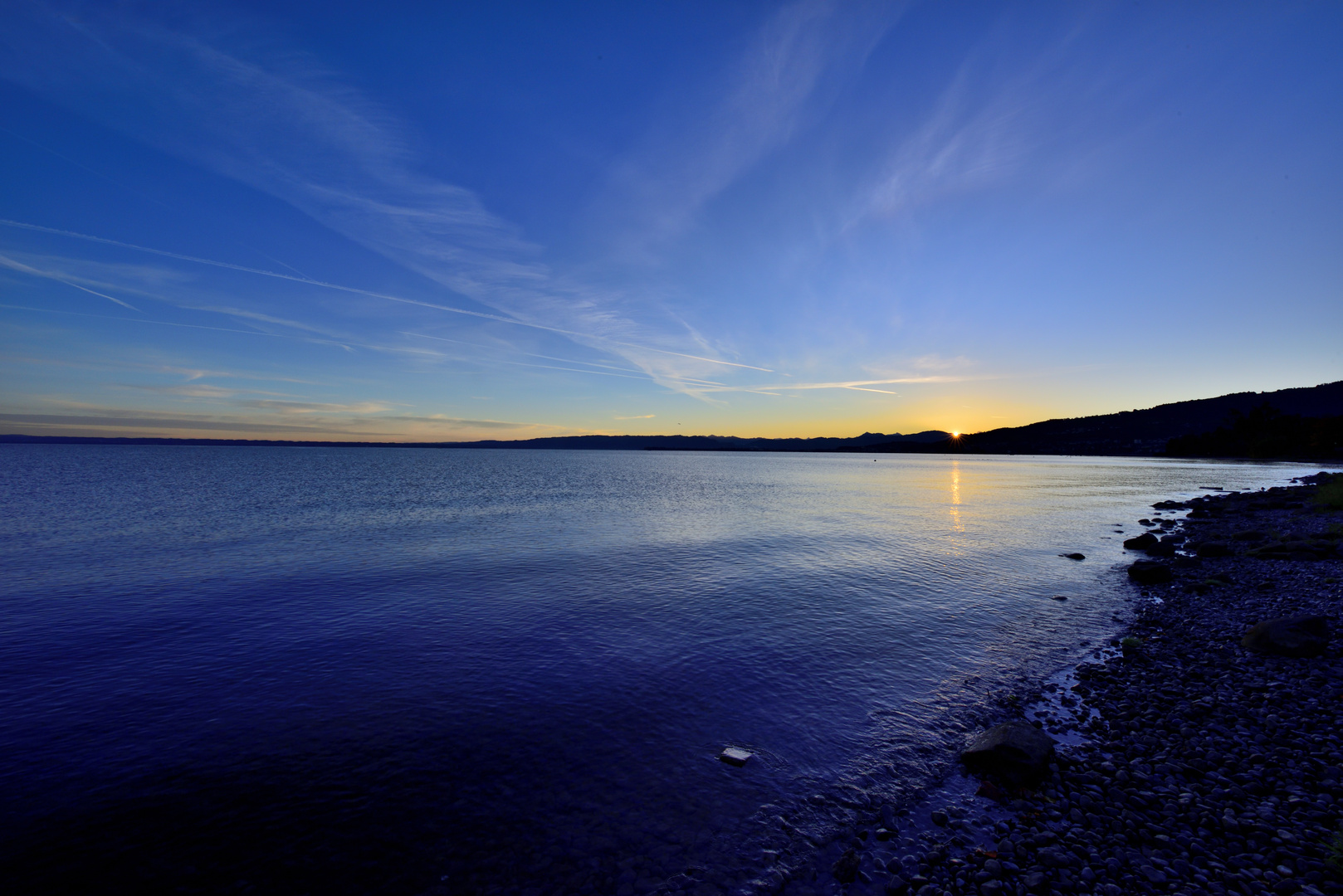 Sonnenaufgang am Bodensee