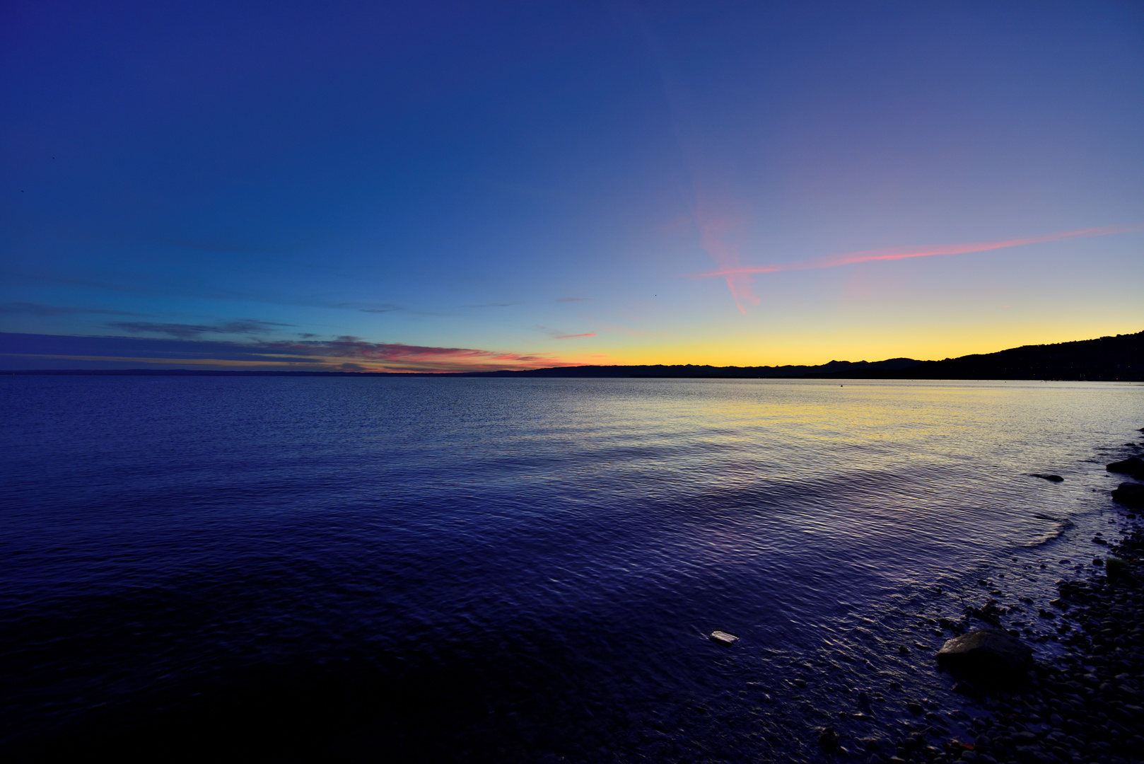 Sonnenaufgang am Bodensee