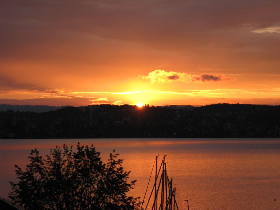 Sonnenaufgang am Bodensee