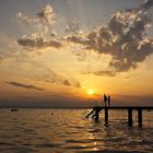 Sonnenaufgang am Bodensee (Schweiz)