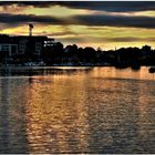 Sonnenaufgang am Bootshafen 