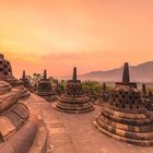 Sonnenaufgang am Borobudur