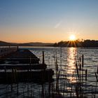 Sonnenaufgang am Bostalsee