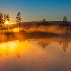 Sonnenaufgang am Brocken im Harz