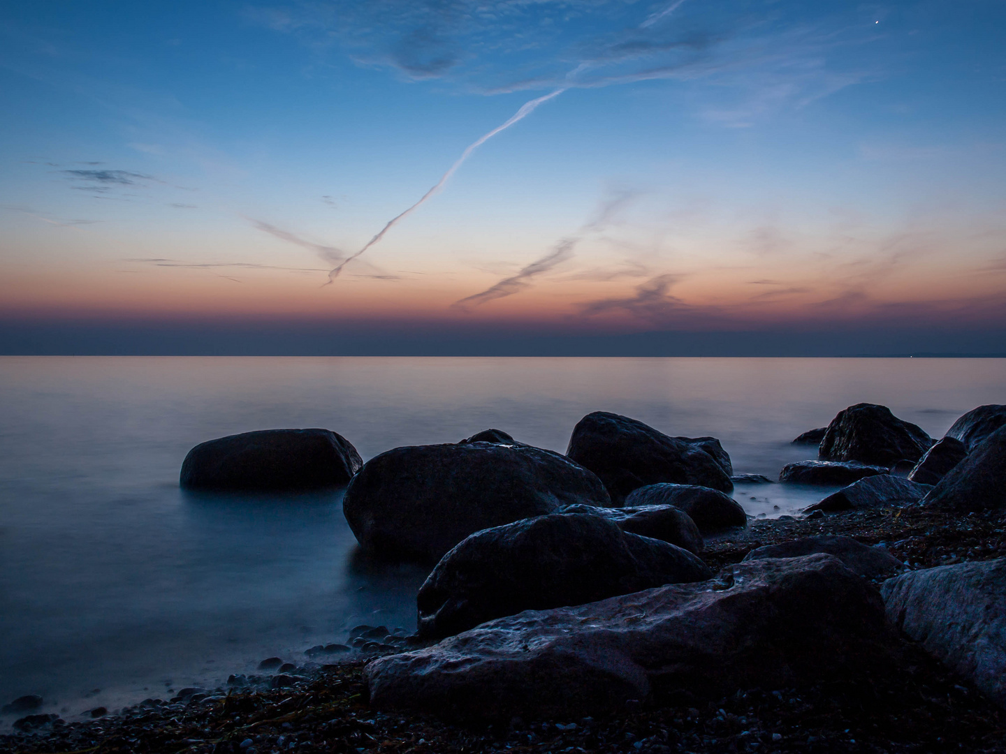 Sonnenaufgang am Brodtener Ufer II