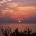 Sonnenaufgang am Brodtener Ufer VI - Ausblick vom Wanderweg oberhalb der Küste