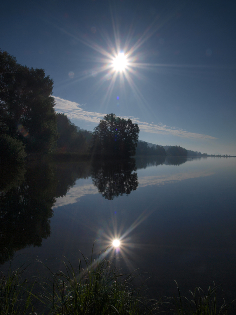 Sonnenaufgang am Brombachsee