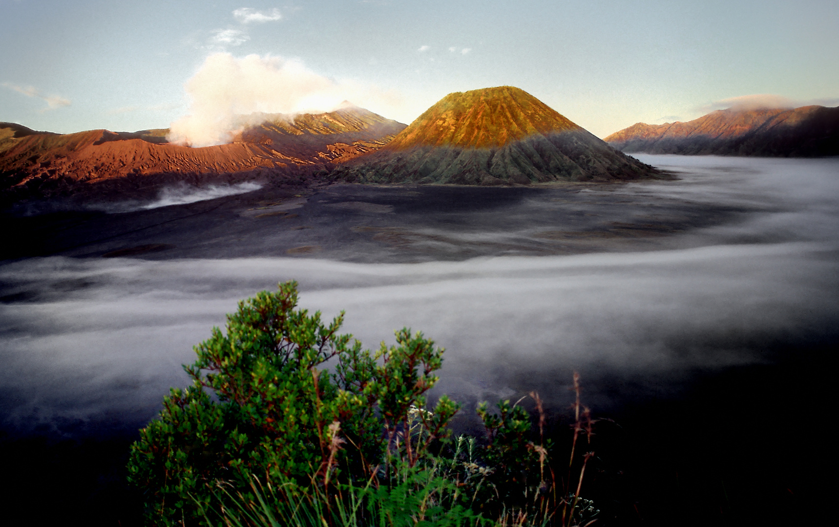 Sonnenaufgang am Bromo