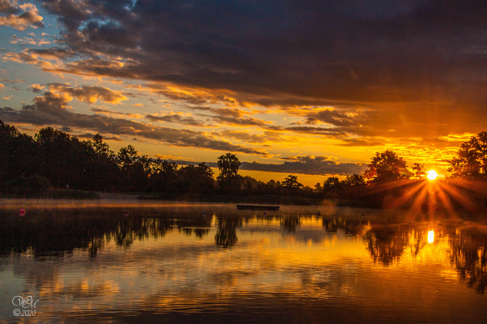 Sonnenaufgang am Bultensee