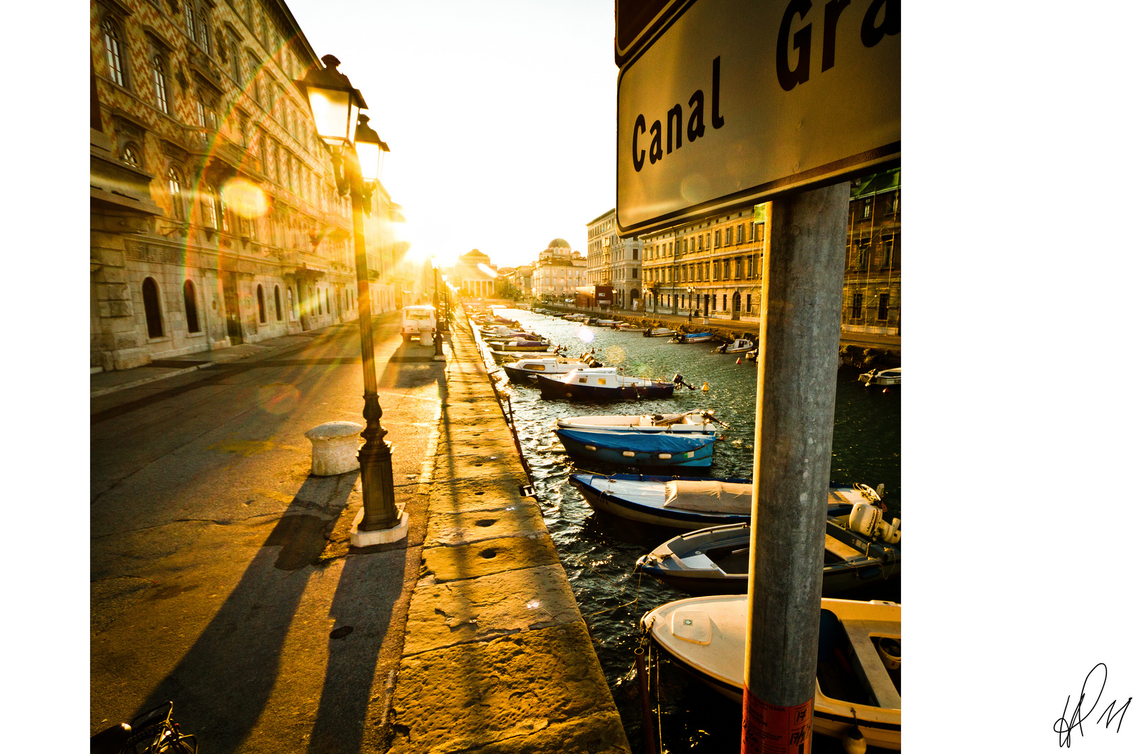 sonnenaufgang am canal grande