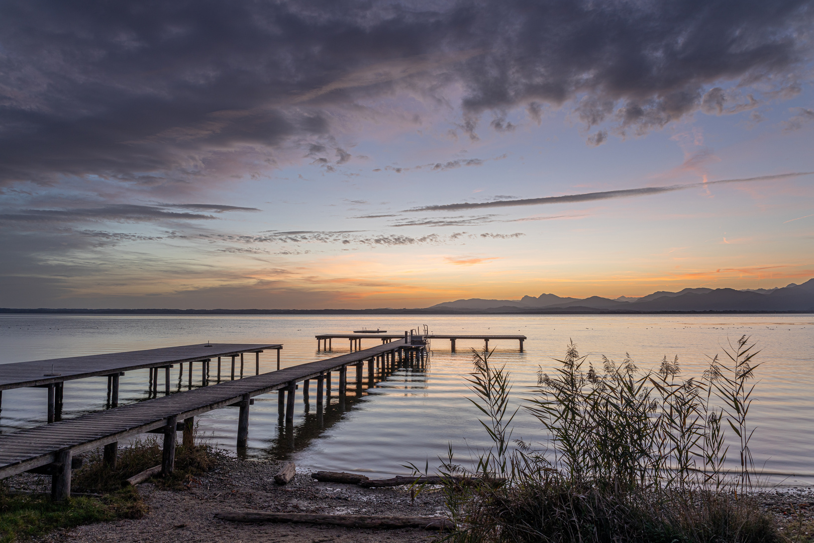 Sonnenaufgang am Chiemsee 1