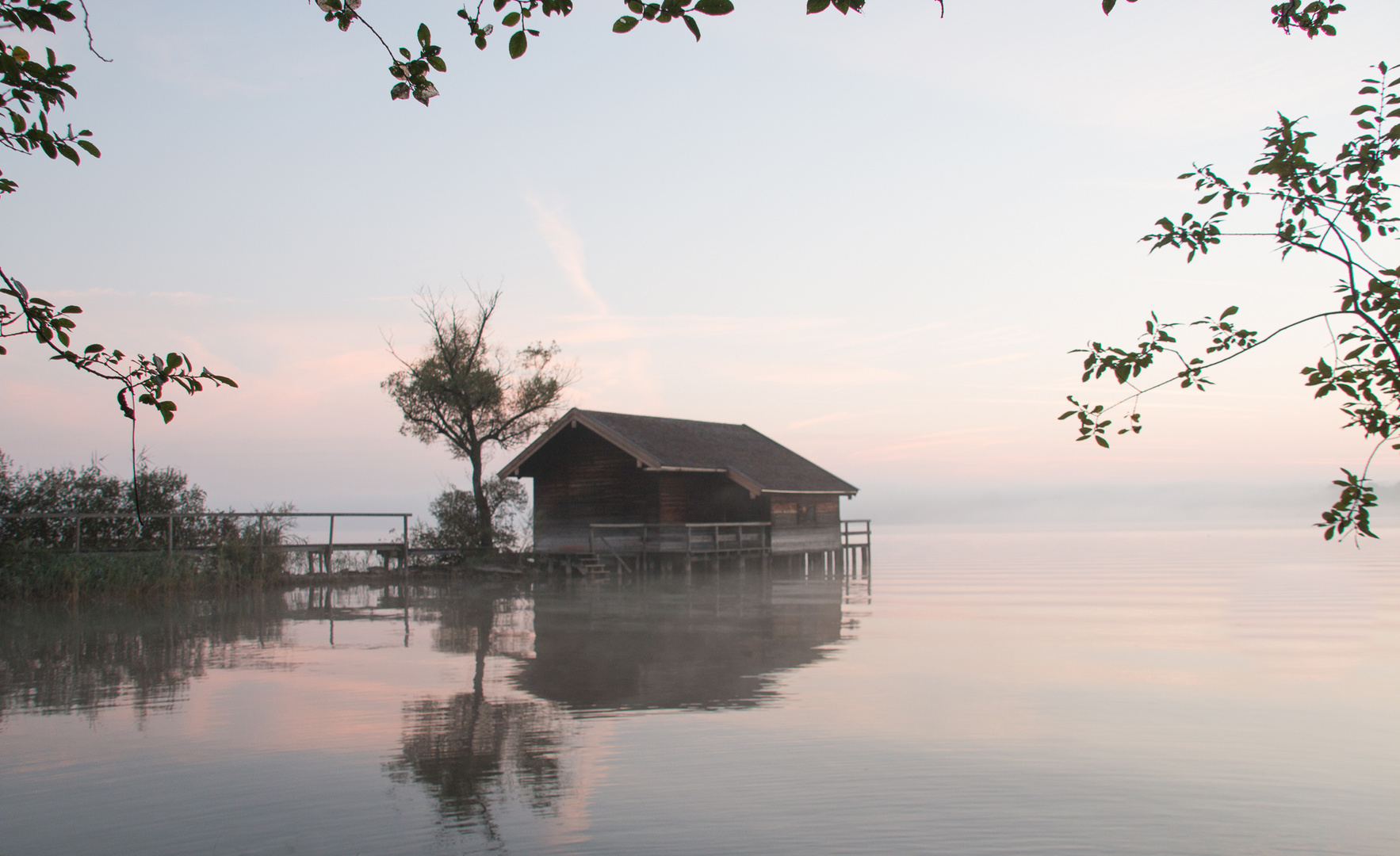 Sonnenaufgang am Chiemsee