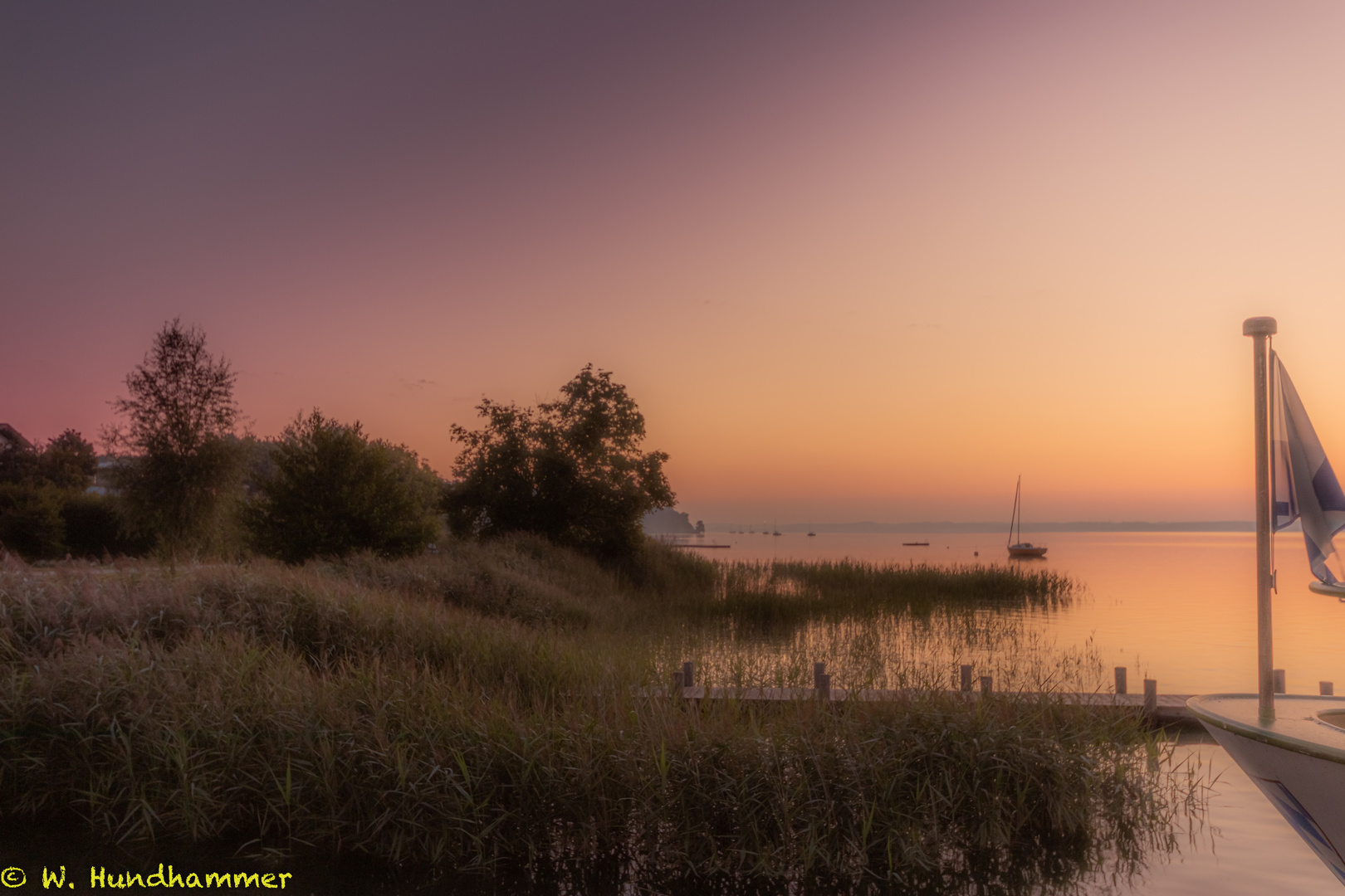 Sonnenaufgang am Chiemsee