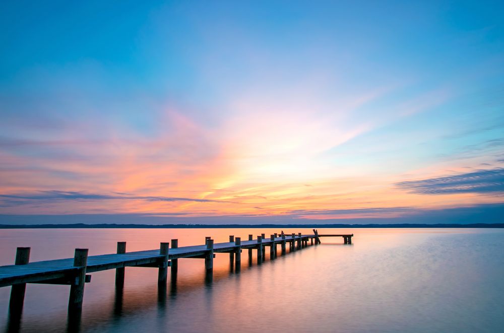 Sonnenaufgang am Chiemsee