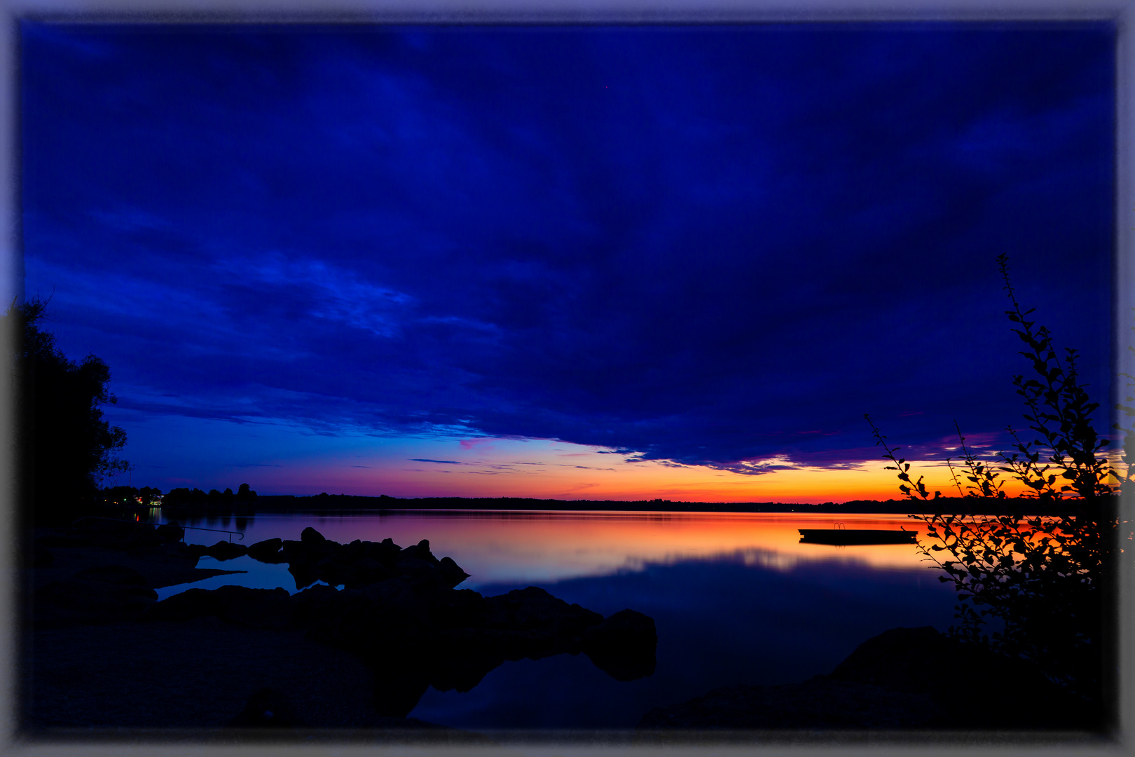 Sonnenaufgang am Chiemsee