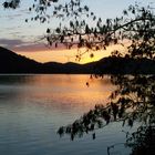 Sonnenaufgang am Cordell Hull-Stausee