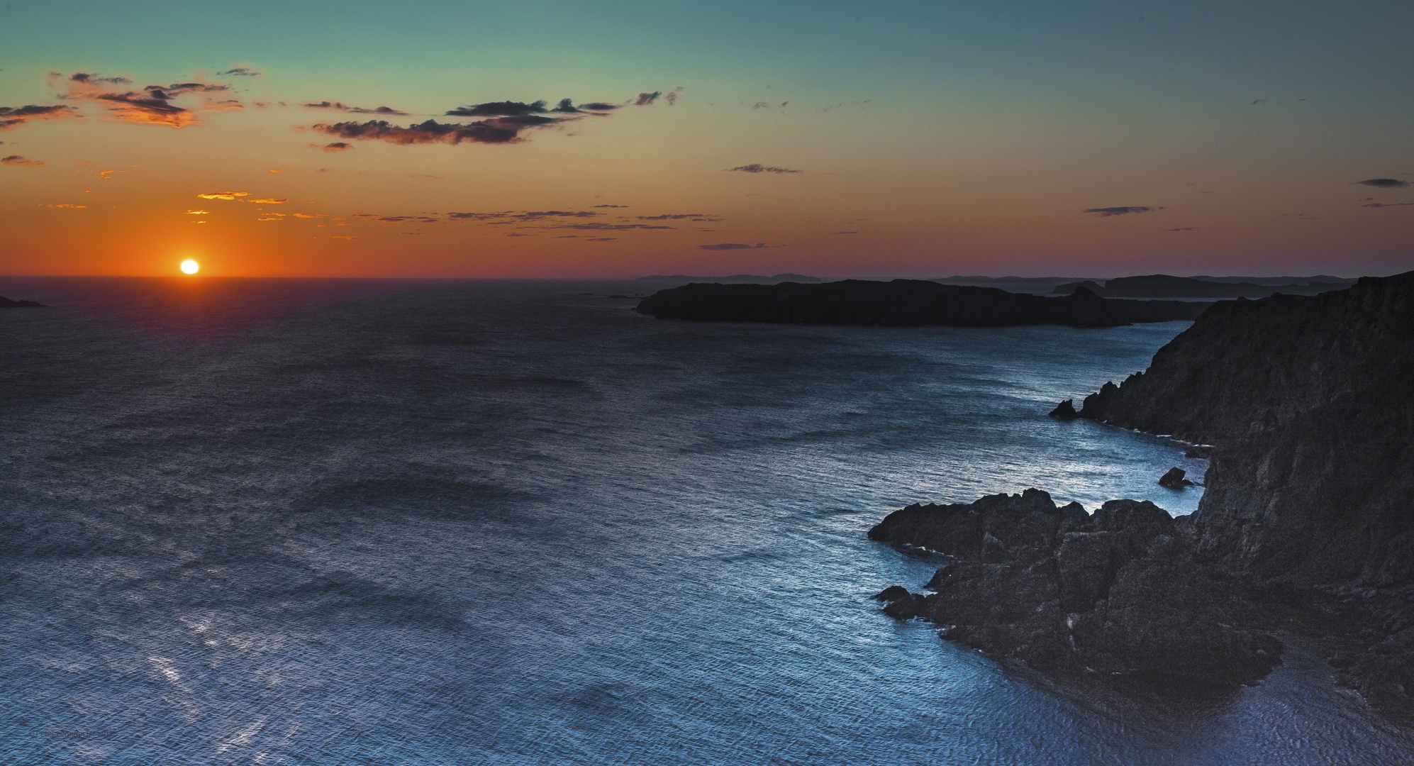 Sonnenaufgang am Crow Head bei Twillingate