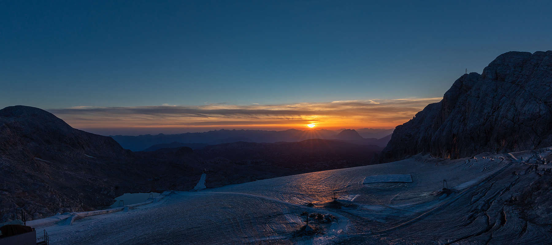 Sonnenaufgang am Dachstein