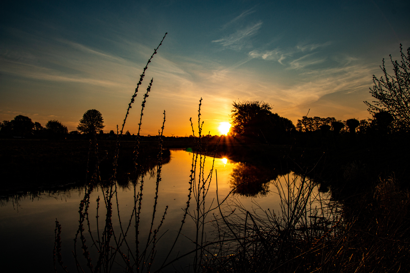 Sonnenaufgang am Dalkebach