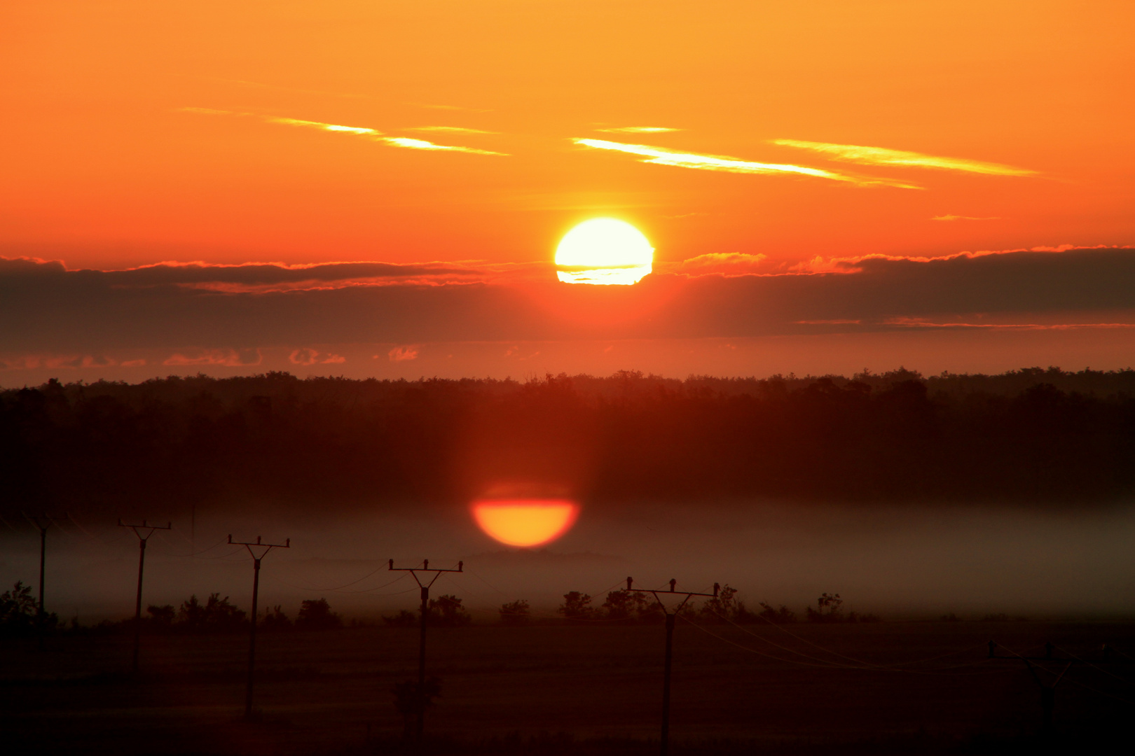 Sonnenaufgang am Darß