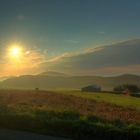 Sonnenaufgang am Dünsberg