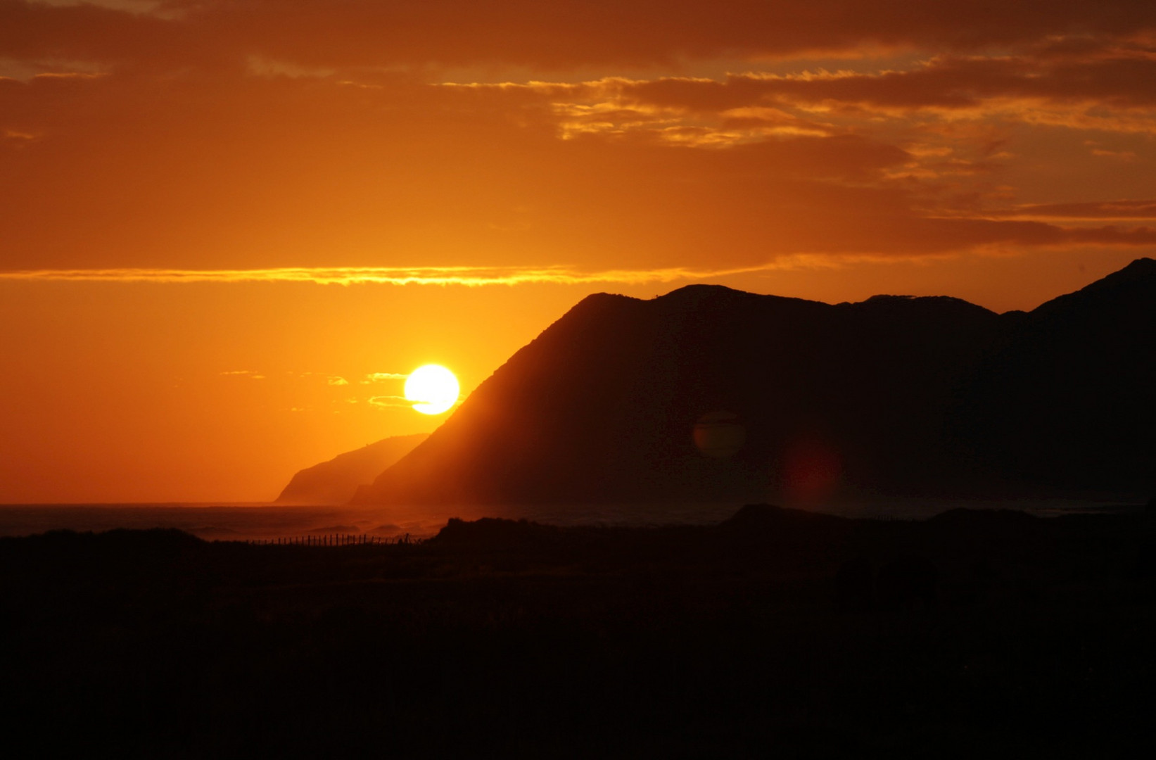 Sonnenaufgang am East Cape