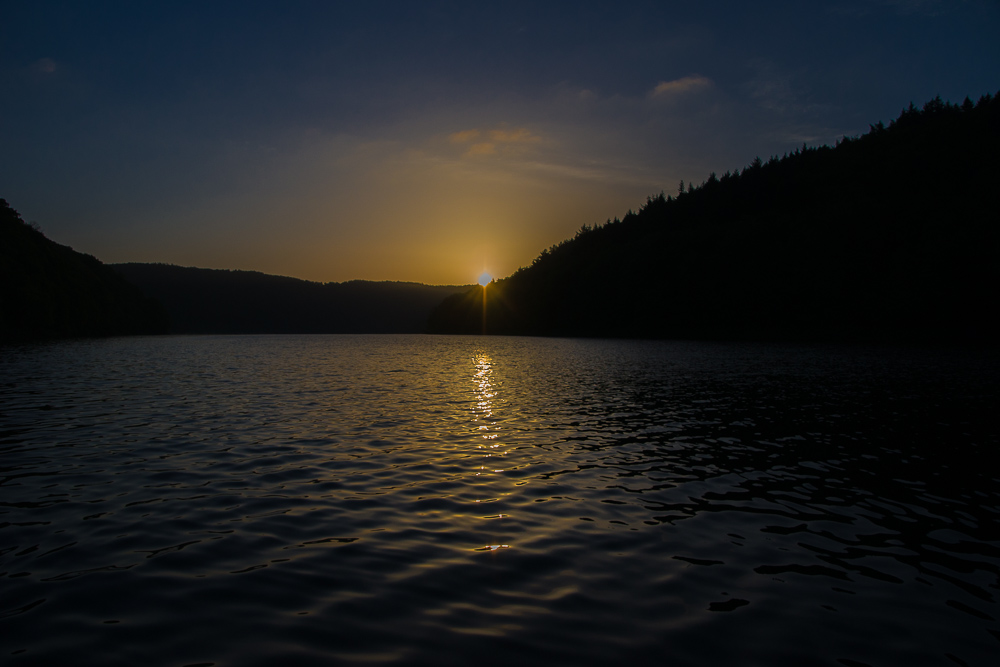 Sonnenaufgang am Edersee