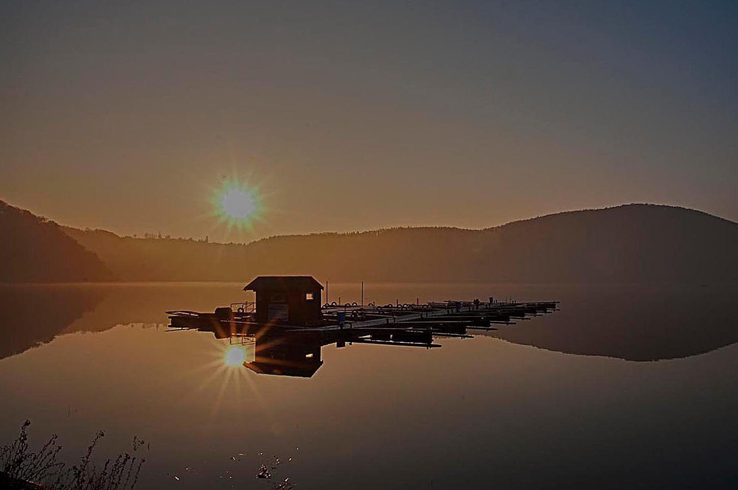 Sonnenaufgang am Edersee