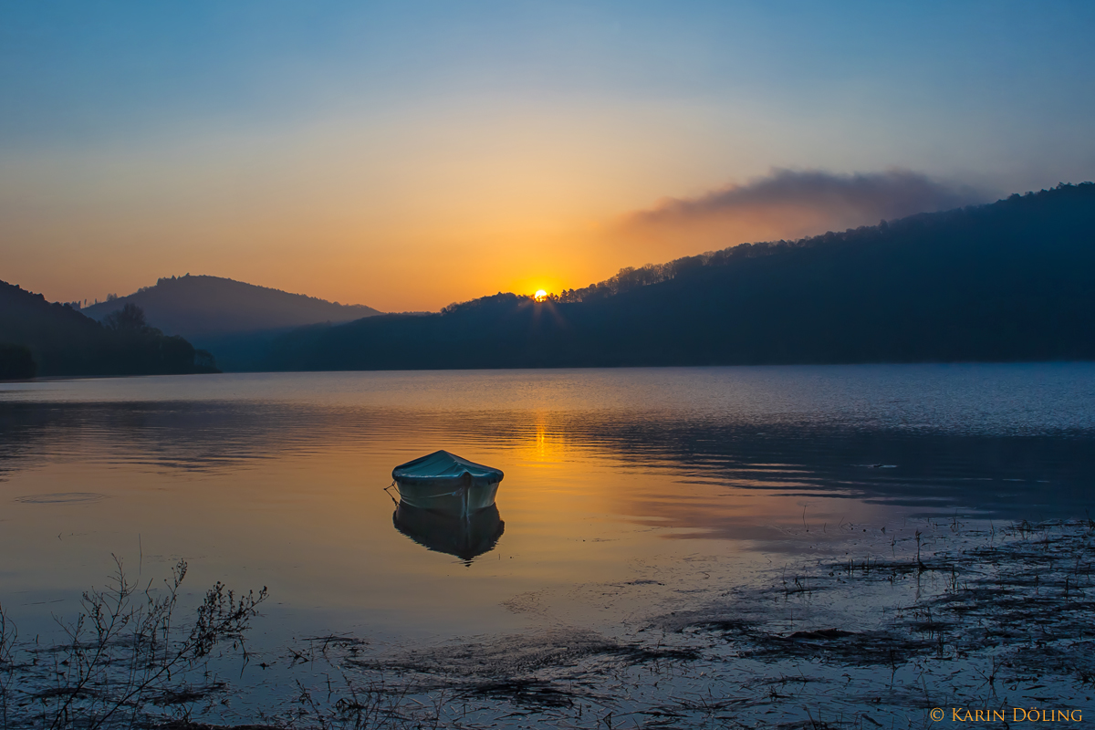 Sonnenaufgang am Edersee