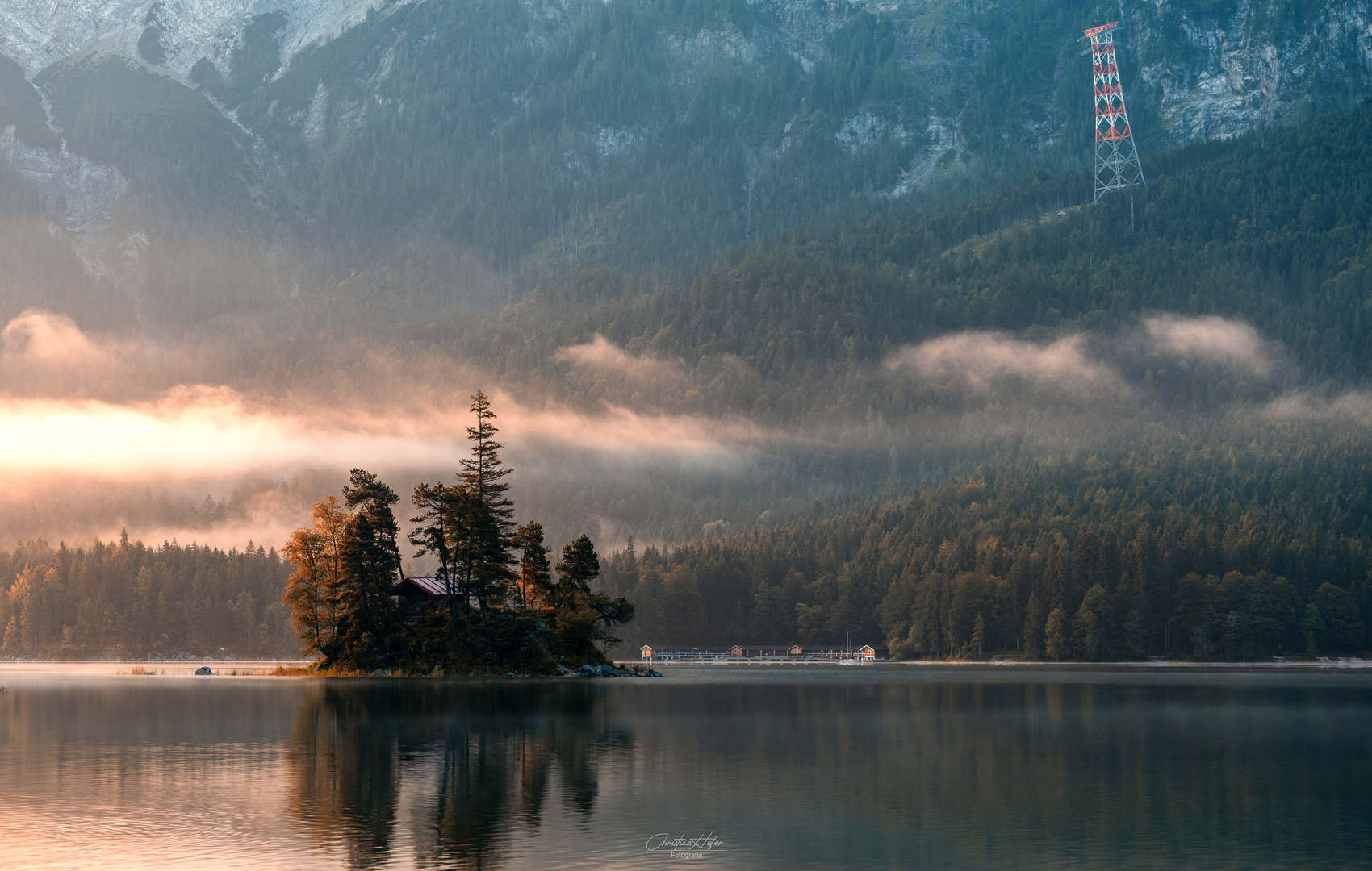 Sonnenaufgang am Eibsee