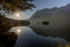 Sonnenaufgang am Eibsee