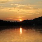 Sonnenaufgang am Faaker See in Kärnten