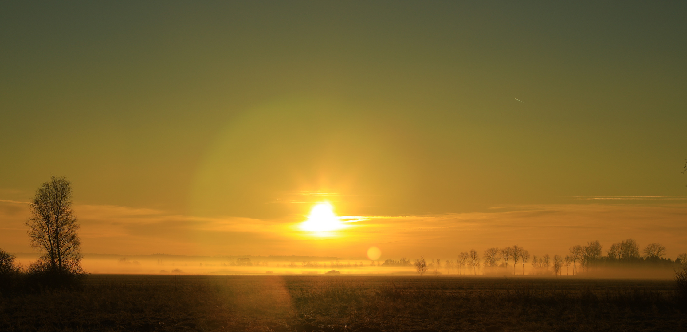 Sonnenaufgang am Federsee