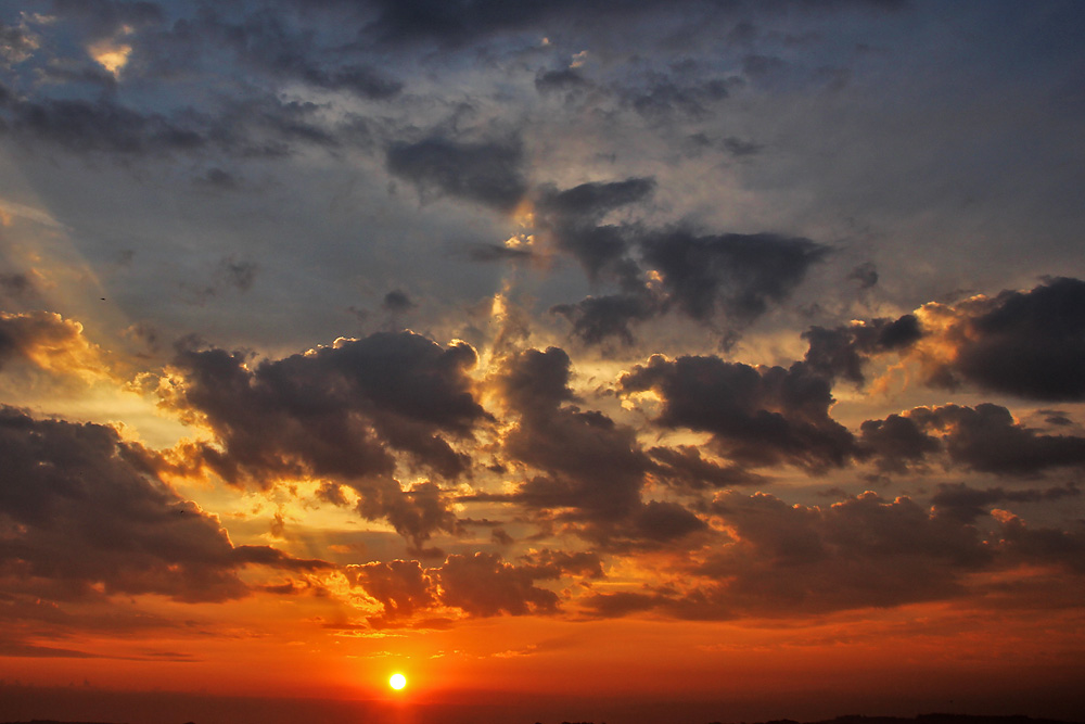 Sonnenaufgang am Federsee