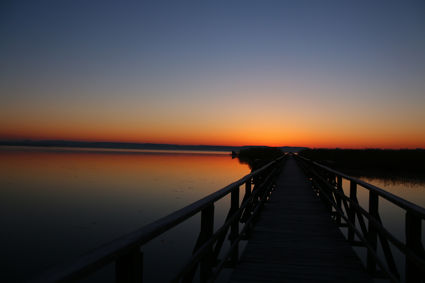 Sonnenaufgang am Federsee