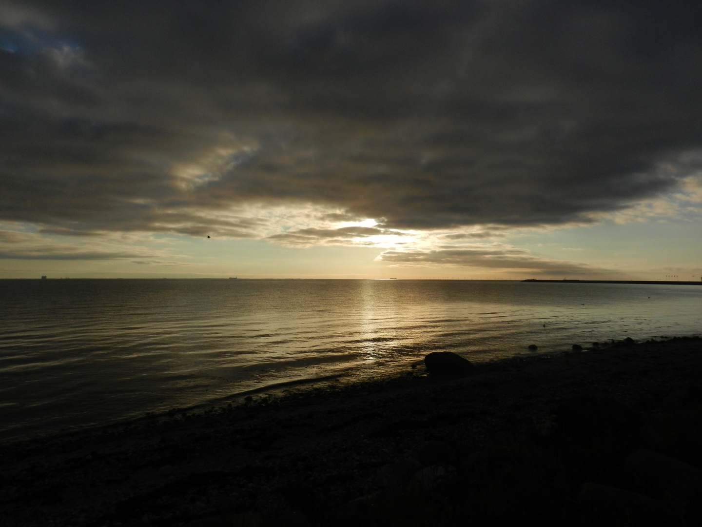 Sonnenaufgang am Fehmarnbelt