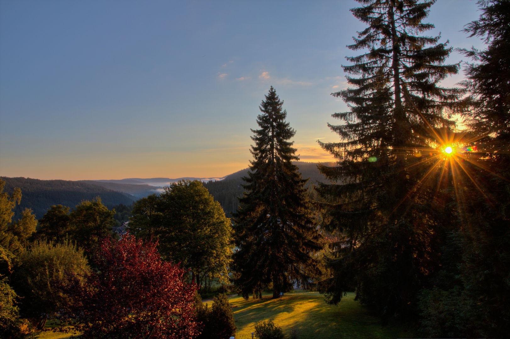 Sonnenaufgang am Feldberg-Bärental