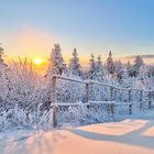 Sonnenaufgang am Fichtelberg