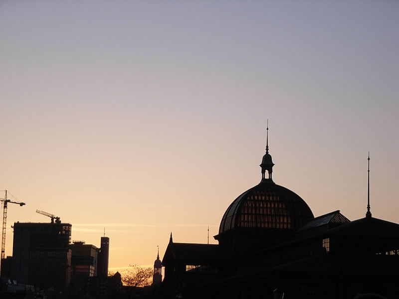 Sonnenaufgang am Fischmarkt