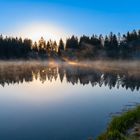 Sonnenaufgang am Flambacher Teich