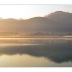 Sonnenaufgang am Forggensee