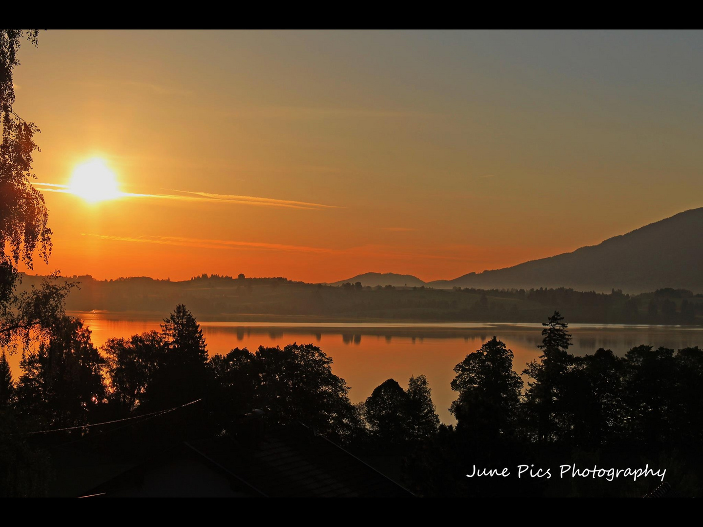 Sonnenaufgang am Forggensee