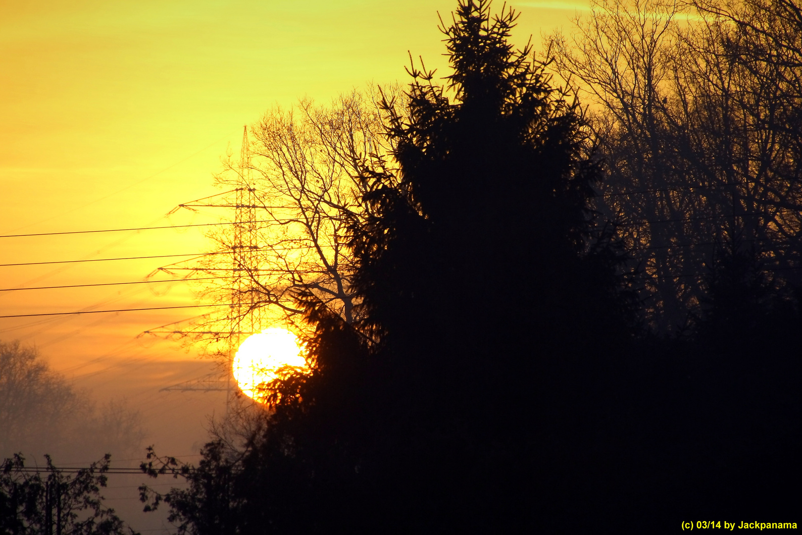 Sonnenaufgang am frühen Morgen