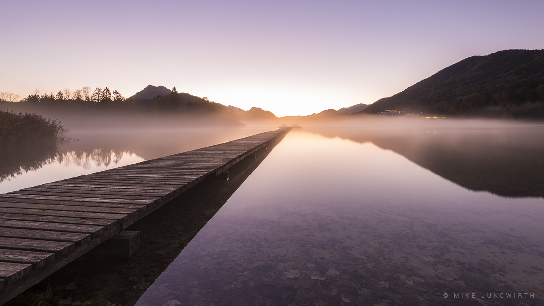 Sonnenaufgang am Fuschelsee