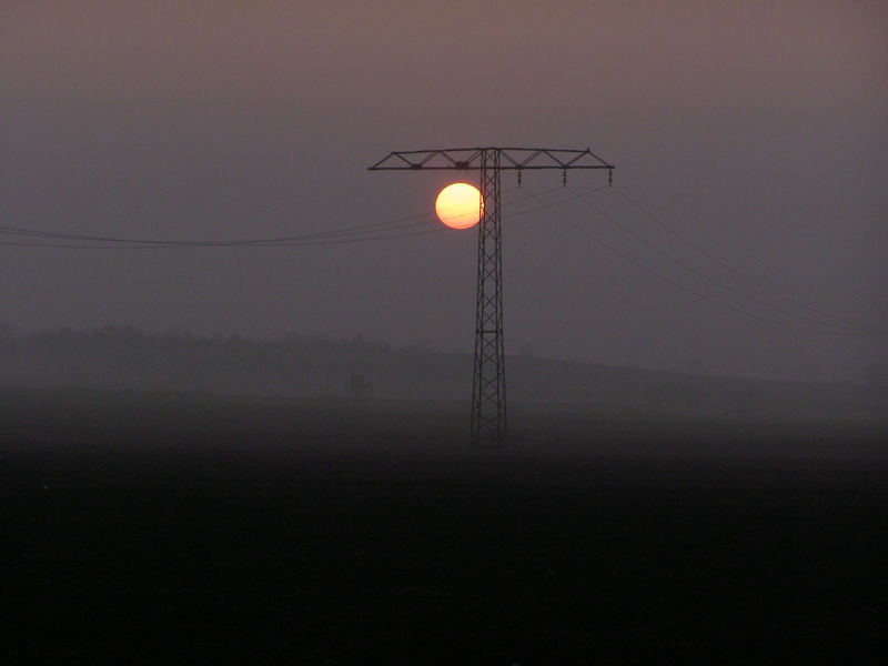 Sonnenaufgang am Fuße des Kyffhäusers