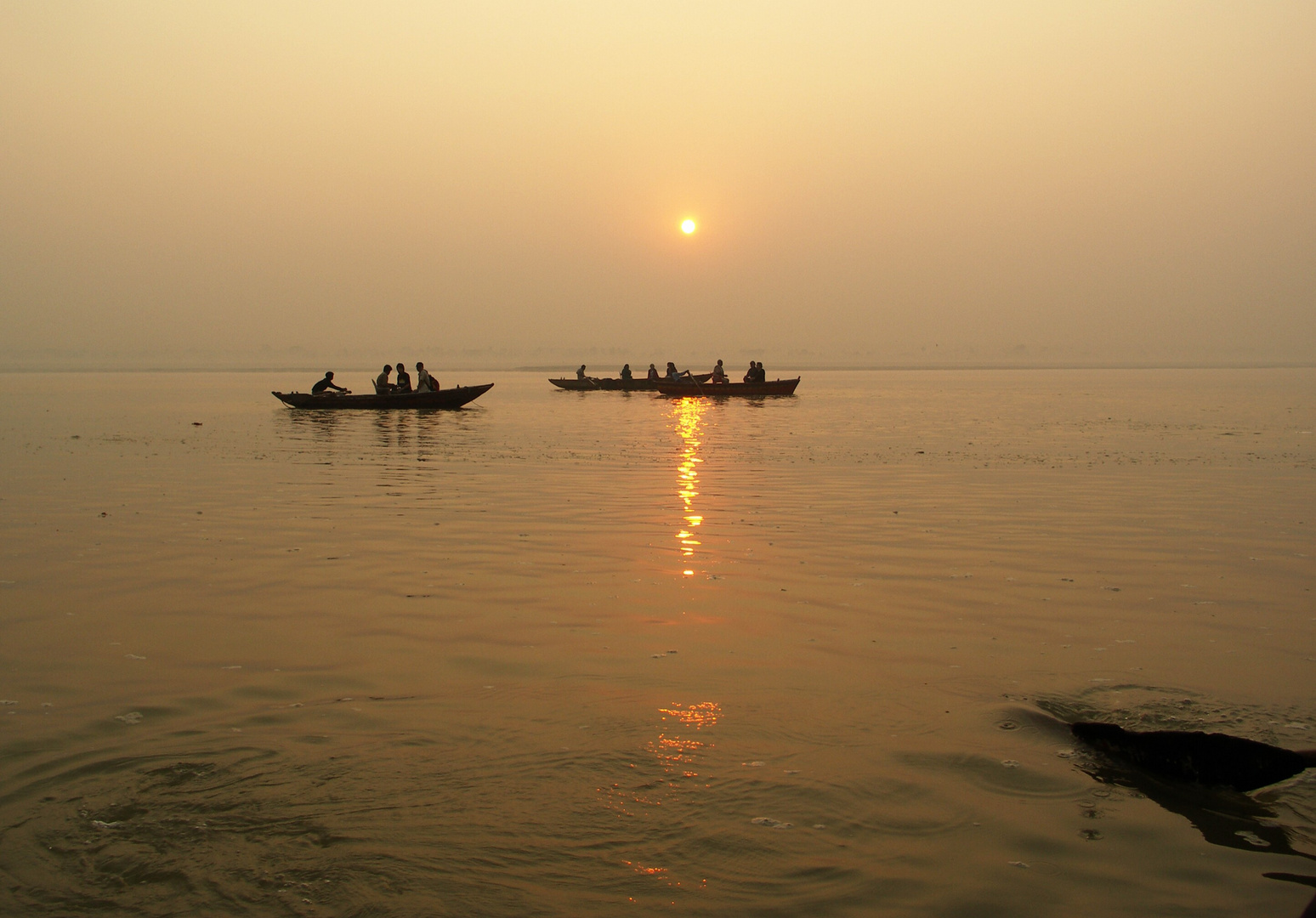 Sonnenaufgang am Ganges